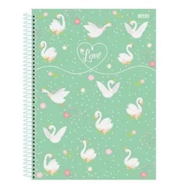 Imagem de Caderno De 10 Materias Love 160 Folhas Capa Dura - Sao Domingos