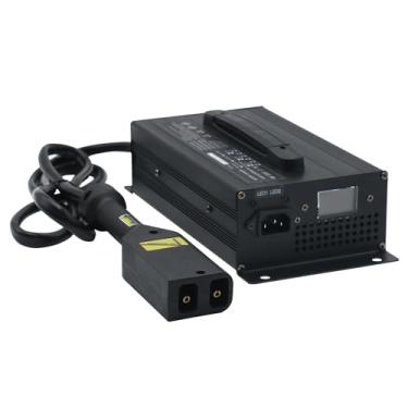 Imagem de Carregador de bateria 36V 25A Carregador de bateria de carrinho de golfe 36V 25A para carregamento de bateria de chumbo-ácido de carro de golfe de 36 V,36V 25A with D Style Plug