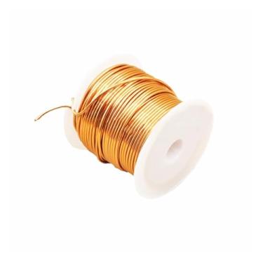 Imagem de Equipamentos de comunicação Enameled Wire QA-1 Copper Diameter 1.2MM Scratch-Free Paint polyurethane Straight Wire Round Copper Wire (100 g 9.6 m) Fios e cabos