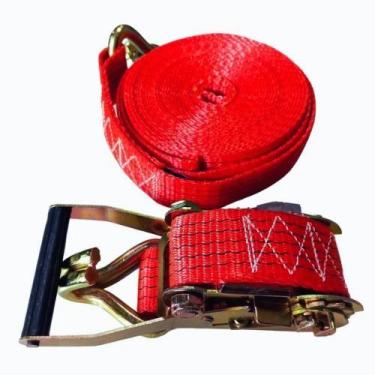 Imagem de Kit Catraca Cinta 5 Toneladas Ideal  Amarração Cargas Pesadas Seguranç