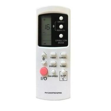Imagem de Controle Ar Condicionado Compatível Philco PH24000FM - 9022 - FBG/LELO
