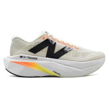 Imagem de Tênis New Balance FuelCell Supercomp Trainer V3 Feminino, 37, Bege, Pr