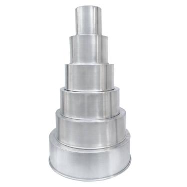 Imagem de Conjunto de Formas Alumínio 6 Peças Assados/Sobremesas