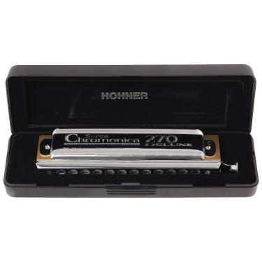 Imagem de Gaita Cromática Em Dó (c) chromonica deluxe 270/48 C - hohner