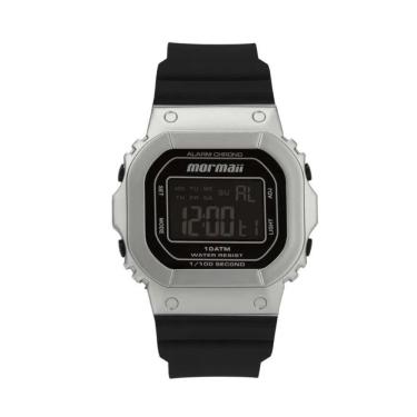 Imagem de Relógio Mormaii Sports Preto Prata Feminino MO0303/6P