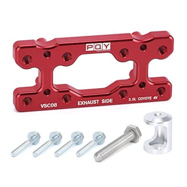 Imagem de PQY Ferramenta de compressor de mola de válvula de motor compatível com Ford F-150 5.0L Mustang Coyote 4 válvulas Retentor de parafuso magnético Trac vermelho