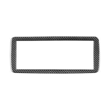 Imagem de Acabamento de tela de painel de instrumentos de fibra de carbono adequado para Benz W206 C-CLAS 2022-2024 - Preto