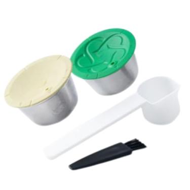 Imagem de Capsula Reutilizavel para Cafe e Leite 5º geração, capsula recarregavel para maquinas compativeis Circolo, EDG, Esperta, Gênio S Basic, Gênio S Plus, Mini Me, Melody, Melody 2, Piccolo, Creativa