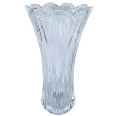 Imagem de Vaso de Vidro Decorativo Jarro de Flores Decoração 23cm Grande Vaso de Flores(Classic)