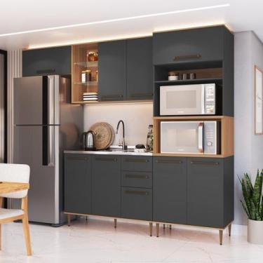 Imagem de Conjunto de Cozinha 2 Gavetas 2 Fornos Isabelle Ii - Delmarco Móveis