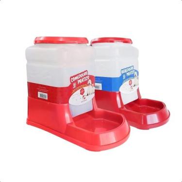 Imagem de Kit Comedouro E Bebedouro Automático 3L Para Cães E Gatos - Alvorada, 