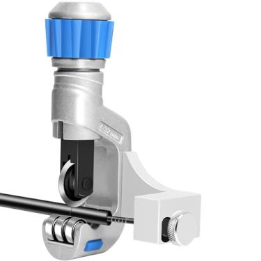 Imagem de KEAUP Cortador de eixo de flecha para tiro com arco, cortador de serra de 0,5 a 81 cm, comprimento de corte com buchas de 0,5 a 81,3 cm, ferramentas de corte de serra de flecha para carbono e fibra