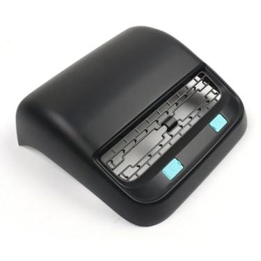 Imagem de STAMOO Capa de ventilação traseira para acessórios Tesla Model 3 Y console central caixa de apoio de braço condicionador traseiro filtro de saída protetor de grade (preto fosco)