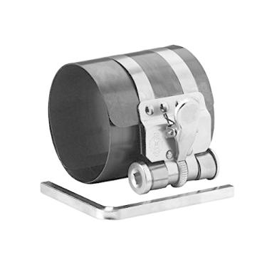 Imagem de OEMTOOLS Compressor de anel de pistão 25039, de 8,5 cm a 19 cm, essencial para instalação segura e eficiente do pistão, aço de mola de alta qualidade, inclui ajustador de acionamento de 1/4 polegada