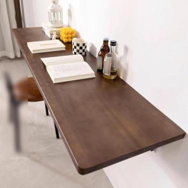 Imagem de Mesa De Folha Suspensa Montada Na Parede, Lavanderia Flutuante, Computador Montado Na Parede, Mesa De Jantar Montada Na Parede, Para Cozinha De Varanda De Lavanderia De Quarto, One Color, L100*W30cm