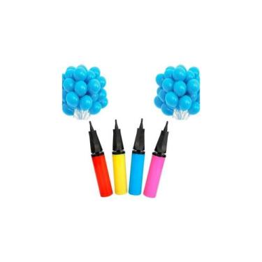 Imagem de Bomba De Mão Manual Encher Cavalinho Upa Upa Pula Pula Bola Bexiga Fes