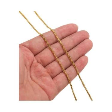 Imagem de Corrente Frisada De Aço Inoxidável De 2 Metros Para Colar DIY Pulseira