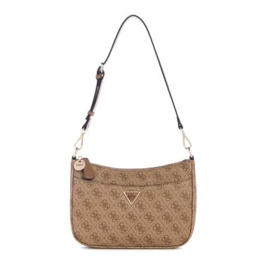 Imagem de GUESS Bolsa de ombro com logotipo Sarai, Logotipo latte, One Size, Bolsa de ombro com logotipo Sarai