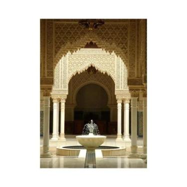 Imagem de Allahu Akbar Kaaba Mesquita Sagrada Caligrafia Islâmica Pintura Em Tel