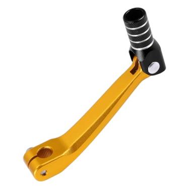 Imagem de A ABSOPRO Alavanca de câmbio dobrável de motocicleta para Honda CRF150F 2003-2017 Braço de alavanca de câmbio de pedal tom dourado preto prateado