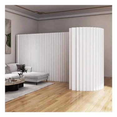 Imagem de Biombos e Divisórias Divisória De Ambiente Dobrável Com Tela De Privacidade Para Separação De Espaço Em Home Office, Divisória De Papel Portátil Com Altura De 2 M, 2,2 M E 2,4 M, Tamanho Do Separador