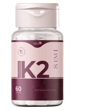 Imagem de Vita K2 8 Em 1 Suplemento Natural Tecnologia Asiática 1 Pote - BIOLAX
