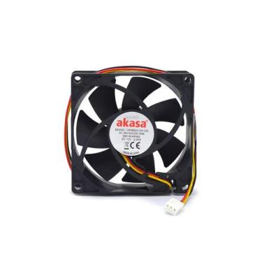 Imagem de Microventilador DFS802512H S3 12Vdc 80x80x25mm Bucha - Akasa - Multcom