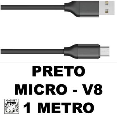 Imagem de Cabo 2 Metros Carregador Silicone 1 e 2 Metros Colorido Iphone V8 e Ty