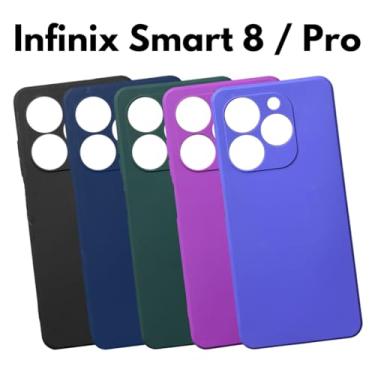 Imagem de Kit 15 Capinha Compativel Para Infinix Smart 8 / Smart 8 Pro (Sortidas)