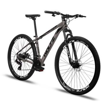 Imagem de Bicicleta Aro 29 Woltz Ride 21 Marchas Freios A Disco, Cinza, 21