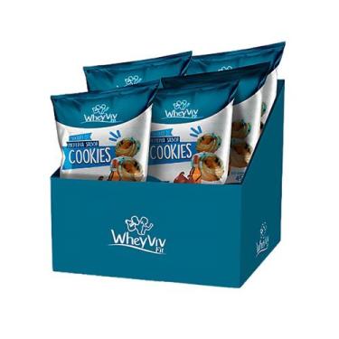 Imagem de Biscoito de Proteína Wheyviv sabor Cookies - Kit com 10 unidades