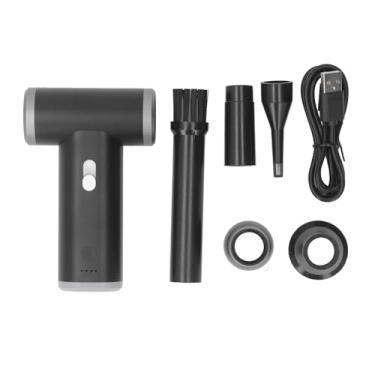 Imagem de Recarregável portátil portátil de soprador de ar portátil 1100rpm Mini mina de ar elétrico de ar para o teclado de computador Limpeza de teclado de alumínio ABS ABS