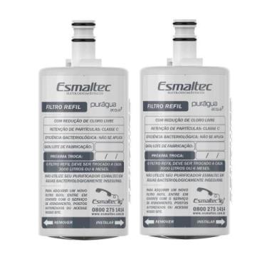 Imagem de Kit 2X Refil Filtro Água Purificador Esmaltec Puragua Acqua7