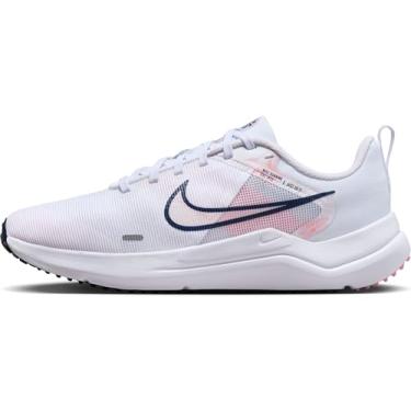 Imagem de Nike Sapatos femininos Downshifter 12 PRM, Branco (White Midnight Navy pink), 10 US