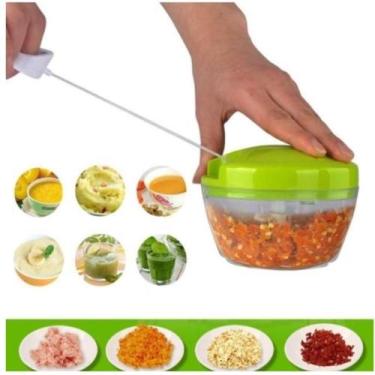 Imagem de Mini Moedor Manual para Temperos e Vegetais Processador Alho - Yeet