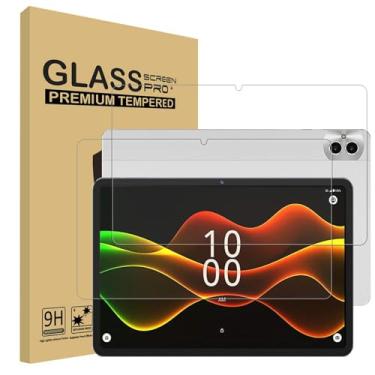 Imagem de zukof Pacote com 2 protetores de tela de vidro temperado para Boost Celero 5G Tab 10,9 polegadas, vidro temperado resistente a arranhões, protetor de tela de dureza 9H amigável