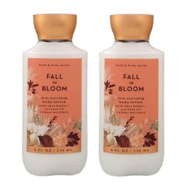Imagem de Bath & Body Works Conjunto de loção super suave e Fall In Bloom, presente para mulheres, 227 g - 2 unidades (Fall In Bloom)