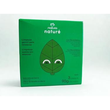 Imagem de Natura Naturé Sabonete em Barra com Óleo de Babaçu, 90g, Pack com 3 Unidades folhinhas