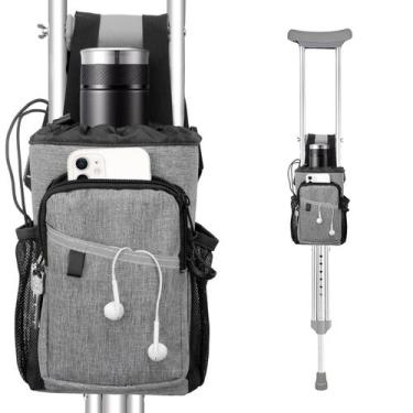 Imagem de Bolsa de muletas Archerest resistente à água com suporte para bebidas