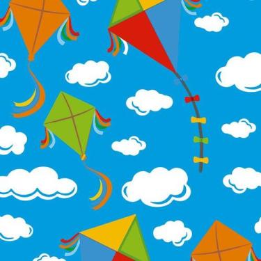 Imagem de Papel de Parede Adesivo Infantil Pipa - 106 - Multimpressão