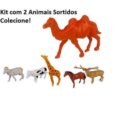 Imagem de Kit 2 peças Animais de Borracha Colecione - WELLMIX