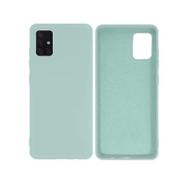 Imagem de Capinha para Galaxy A51 Silicone Aveludado Premium - GCM, Azul Céu