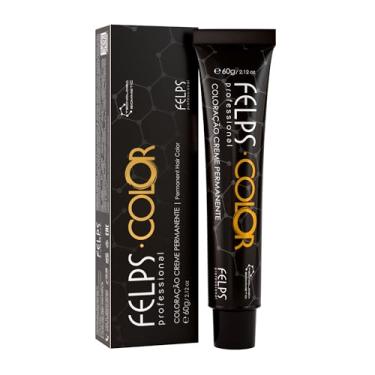 Imagem de Coloração Profissional Felps Color Louro Claro Dourado Acobreado 8.34-60g