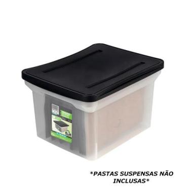 Imagem de Caixa arquivo movel largo pasta suspensa cristal - ordene