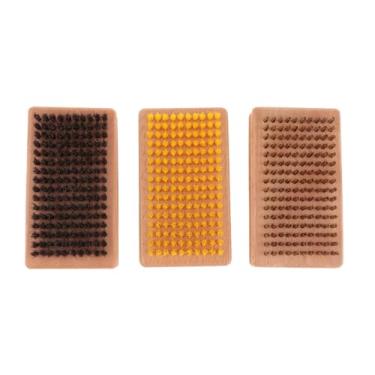 Imagem de simhoa Kit de escova de cera para snowboard com 3 peças, ferramenta de depilação para snowboard, removedor de cera para esqui, manutenção prática da prancha