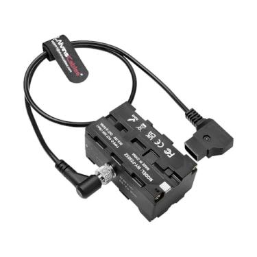 Imagem de Alvin's Cables D-tap para cabo de alimentação de bateria dupla face NP-F para Atomos Ninja | SmallHD| Feelworld Monitor, NP-F550| F570| F770| F770| F970 | Adaptador de energia de bateria falsa F970
