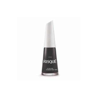 Imagem de Esmalte Risqué Preto Cremoso Eu Sou Esse Glamour Todo 8ml - Risque