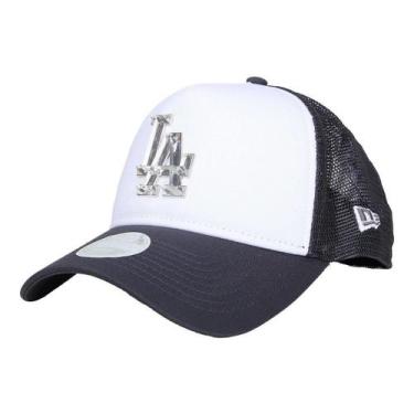 Imagem de Boné New Era Aba Curva Y2K Losdo Feminino, Branco, Cinza, Único