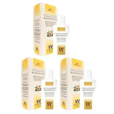 Imagem de Kit 3 Loção Clareadora Biondina Refil 140Ml - Anaconda - Anaconda Cosm