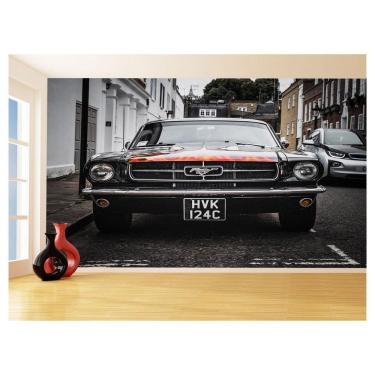 Imagem de Papel De Parede Carro Antigo Ford Mustang Hot 3,5M Cxr118